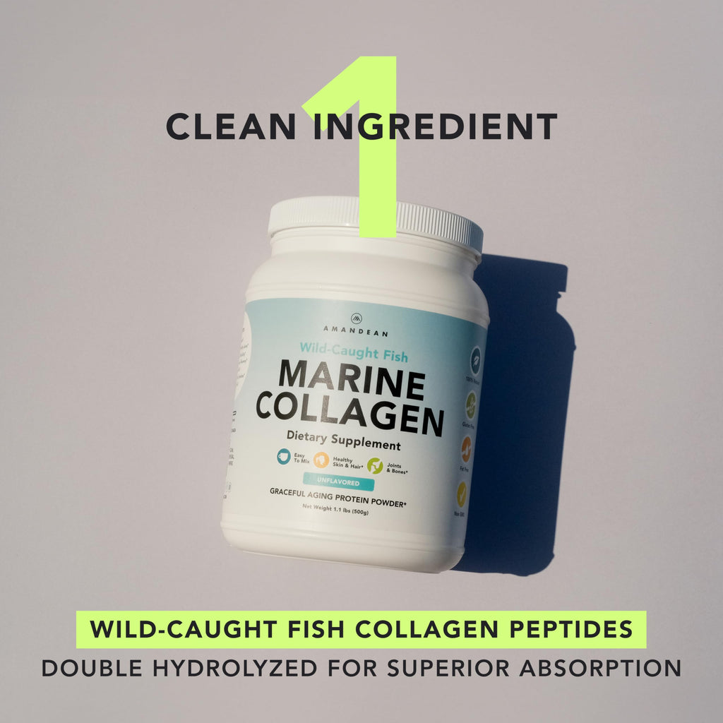 AMANDEAN Marine Collagen Peptides Powder | Pure Support

