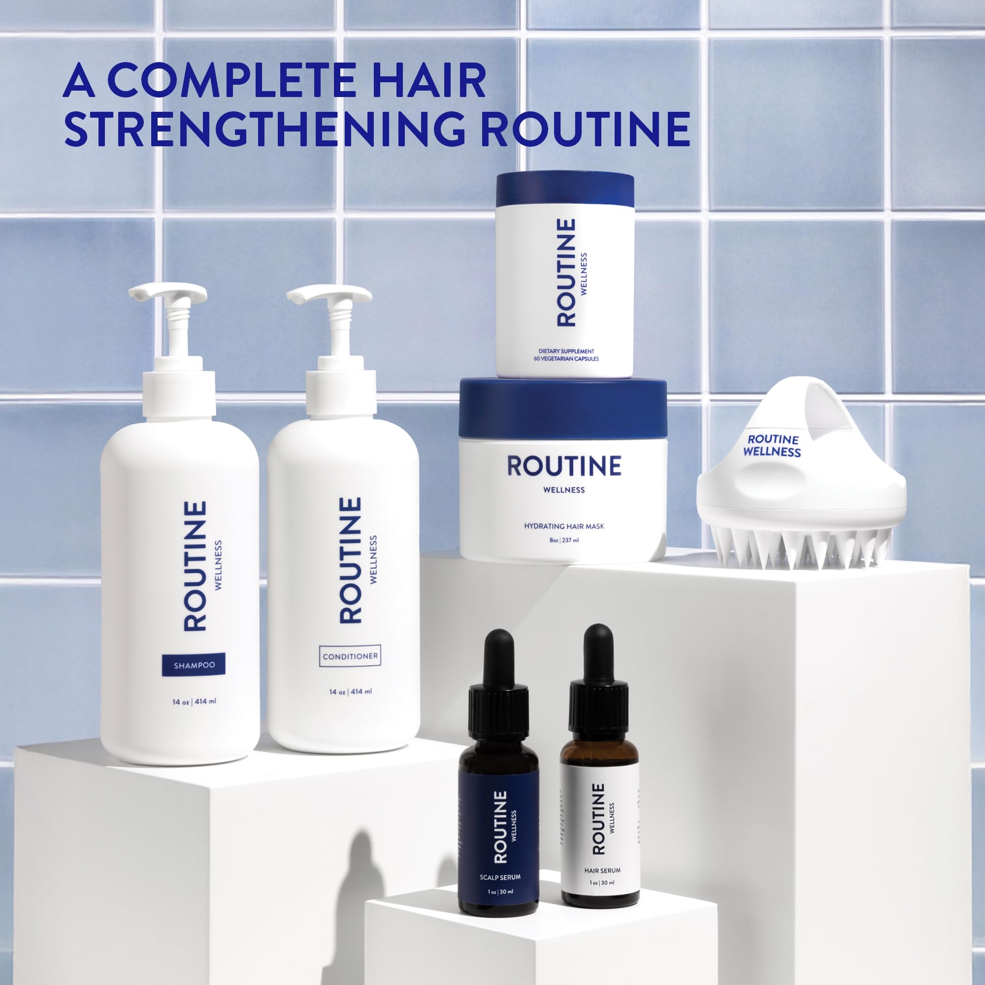 Routine Wellness Hair Growth Supplement Biotin and Nutrients

