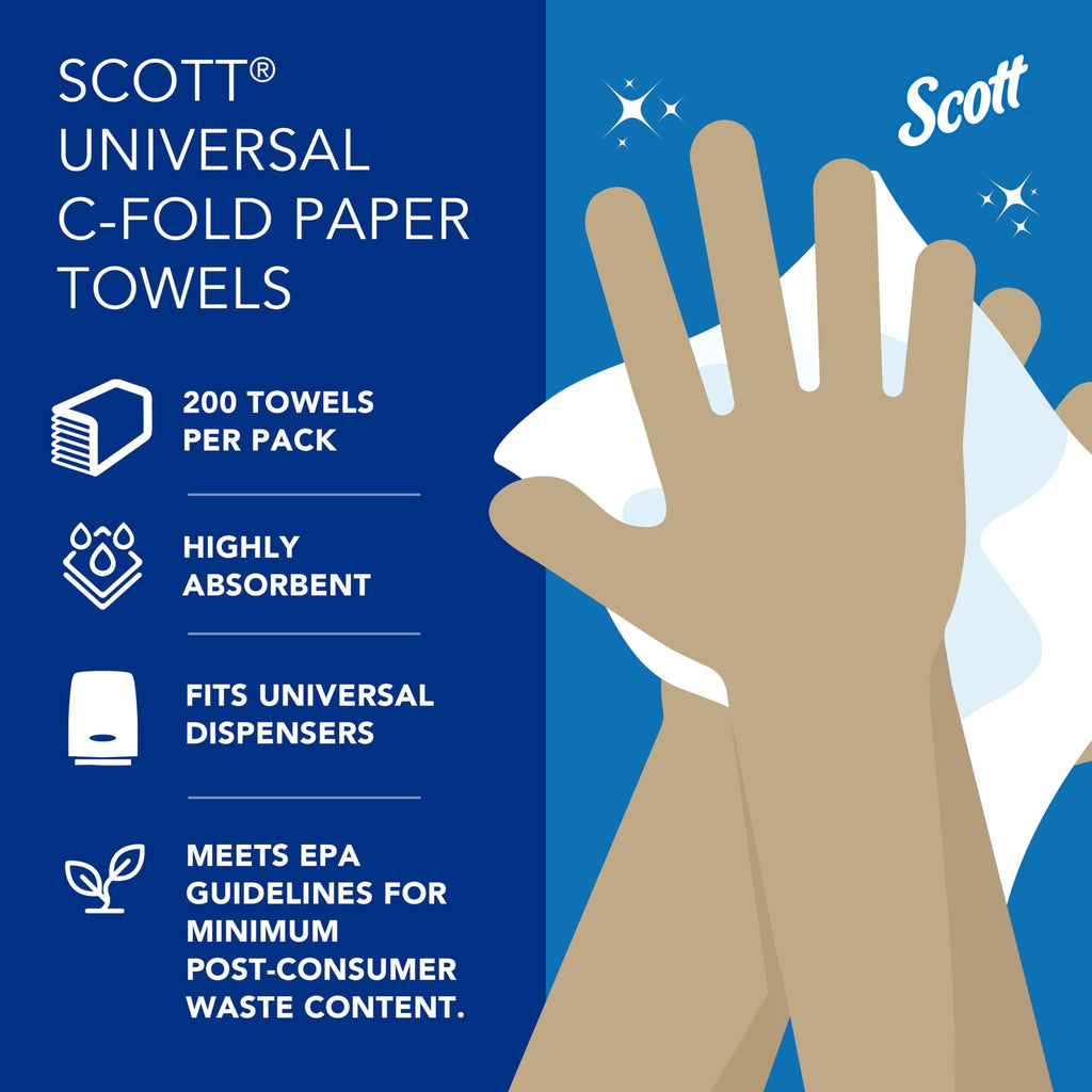 Scott Essential Folded Paper Towels for Commercial Use

