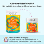 OLLY Hello Happy Gummy Worms Mood Support - Gluten Free

