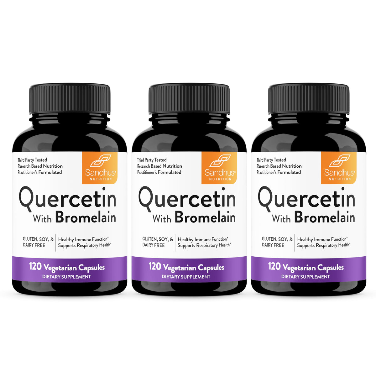Quercetin with Bromelain Capsules for Immune Support