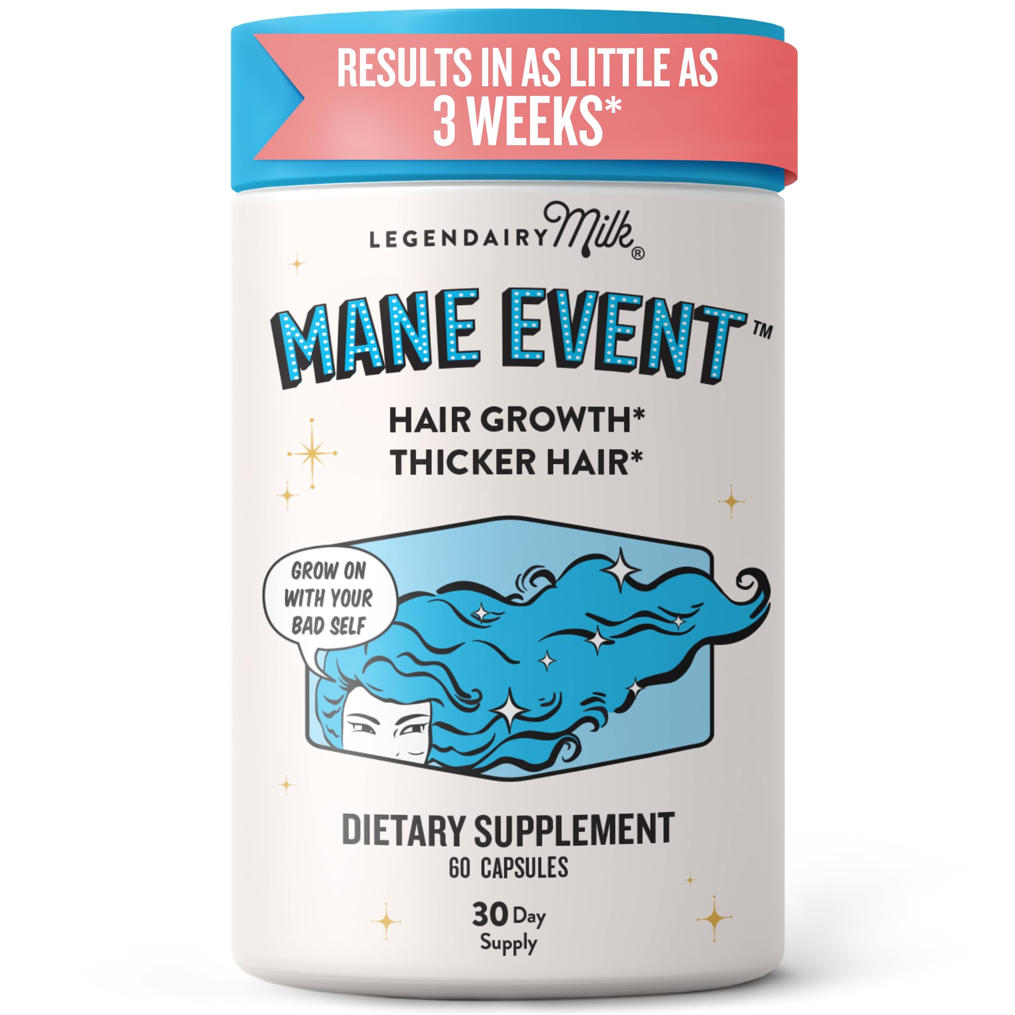 Hair Growth Vitamins for Women | Legendairy Milk Mane Event

