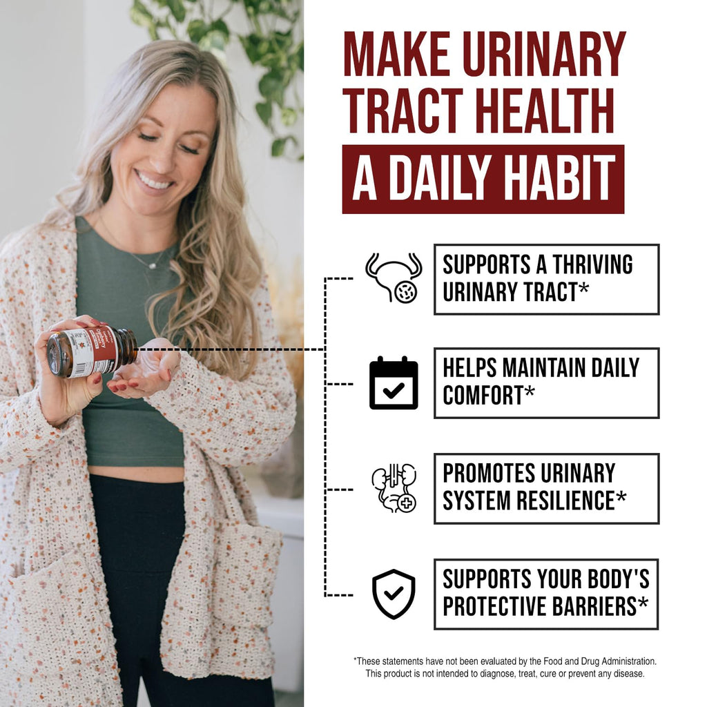 CranEaze Cranberry D-Mannose Urinary Tract Health Supplement

