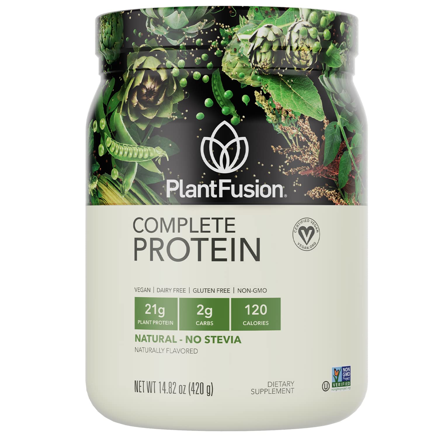 PlantFusion Complete Vegan Protein Powder with BCAAs