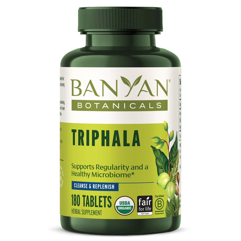 Banyan Botanicals Triphala Tablets for Digestive Support


