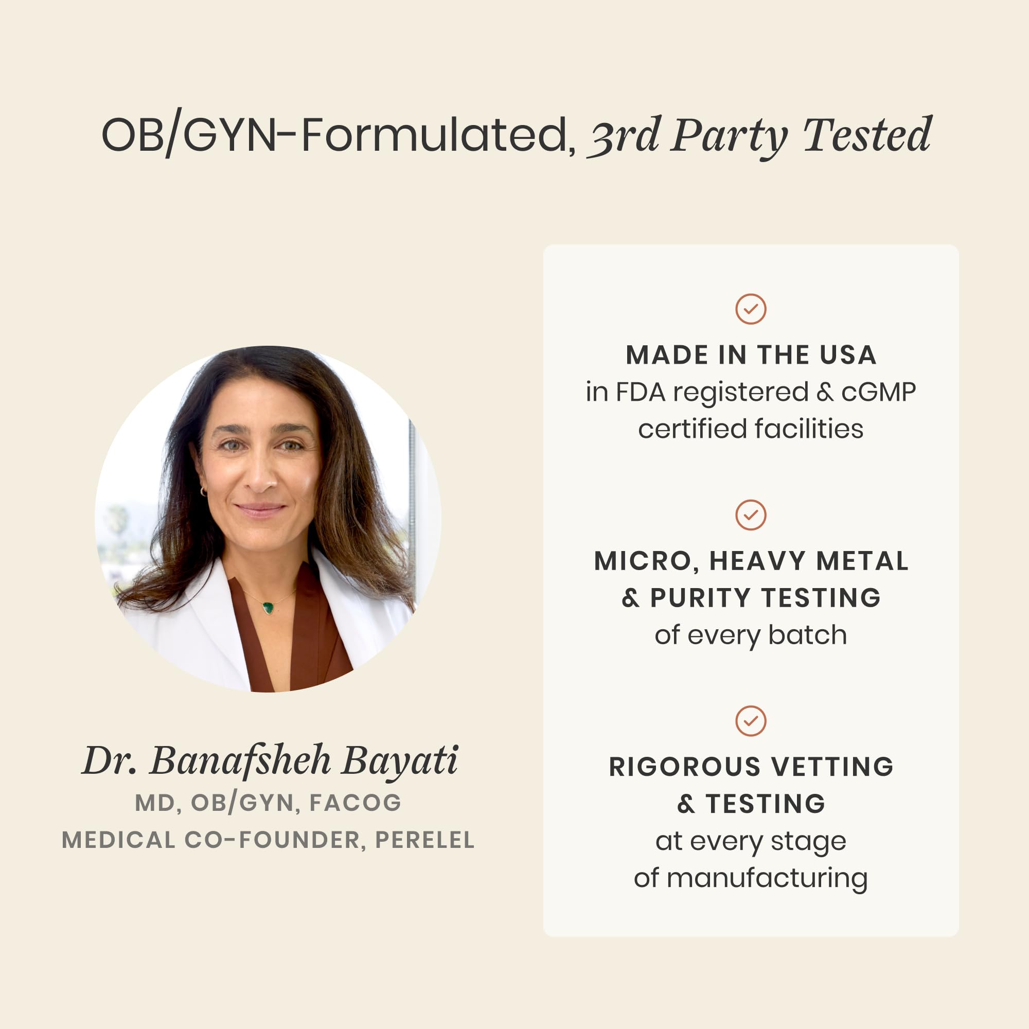 Perelel Prenatal Multivitamin with Folate & Omega-3


