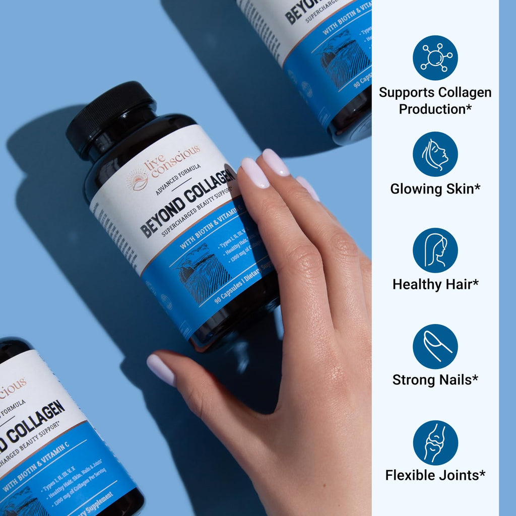 Live Conscious Beyond Collagen Multi-Collagen Capsules


