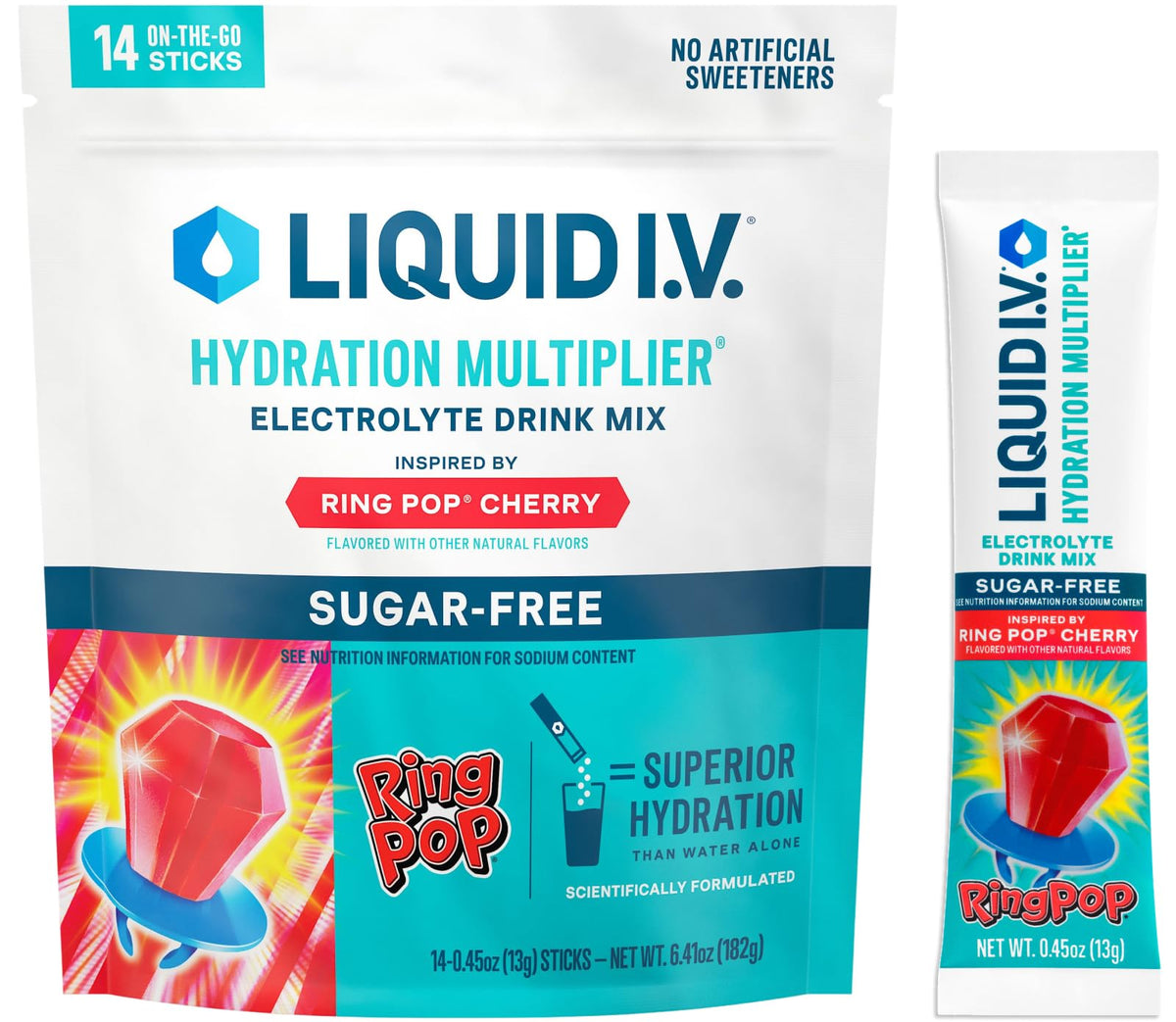 Liquid I.V. Hydration Multiplier Sugar-Free Electrolyte Drink Mix