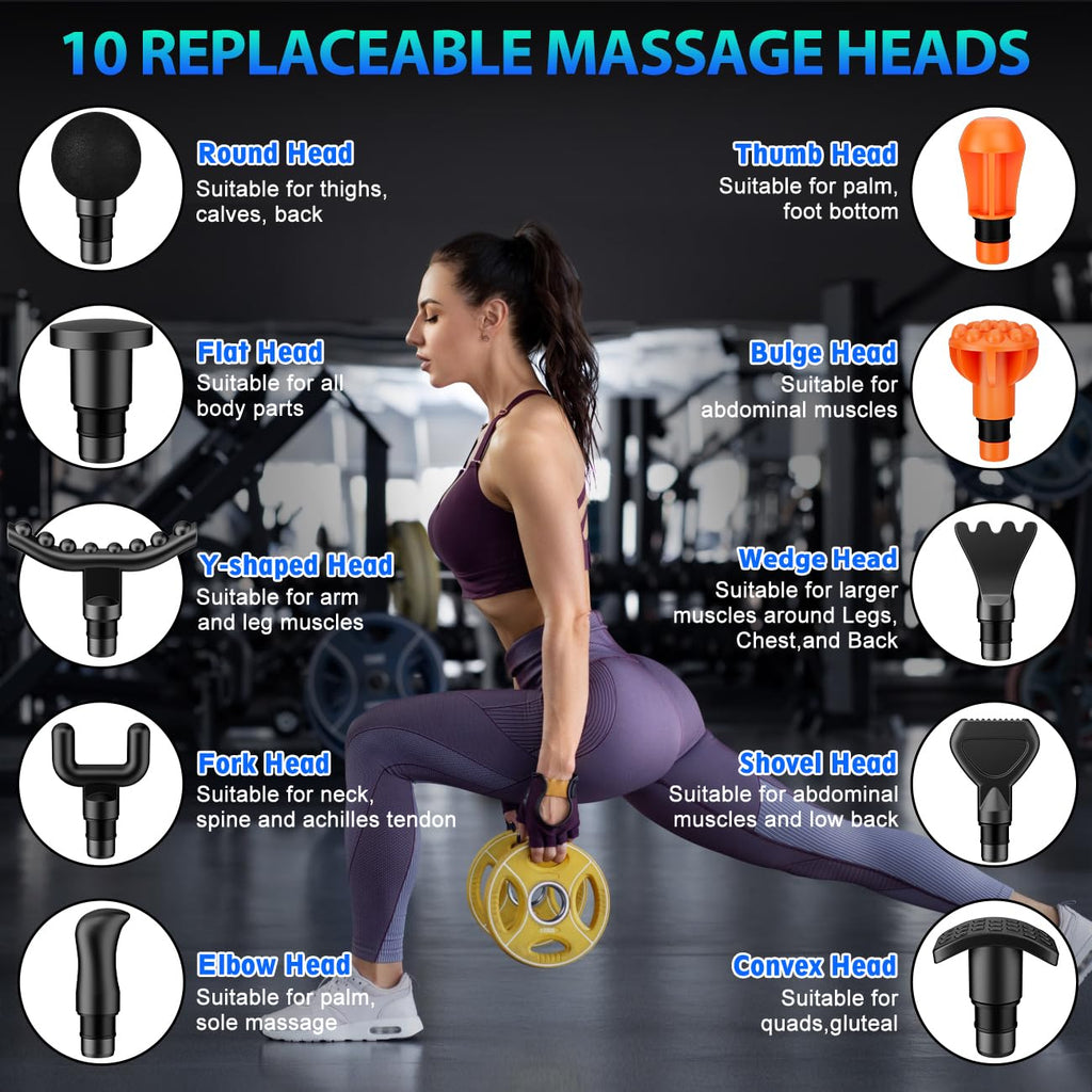 TOLOCO Massage Gun Deep Tissue Percussion Massager

