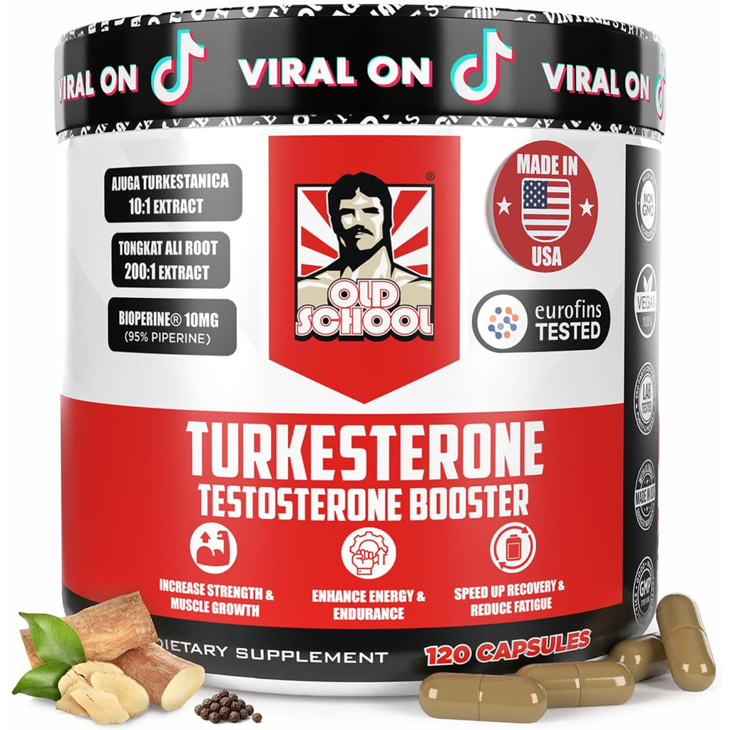 Old School Labs Testosterone Support | Tongkat Ali BioPerine

