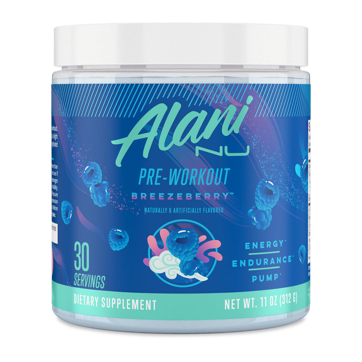 Alani Nu Pre-Workout Powder – Sugar Free, 200mg Caffeine