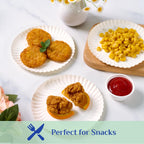 MUCHII White Disposable Dessert Plates - Uncoated Paper

