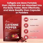 VivoNu Cayenne Pepper Gel Capsules for Daily Wellness

