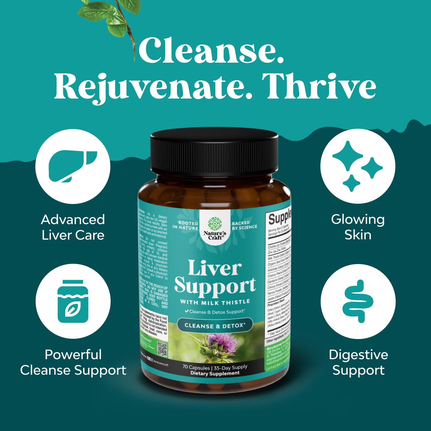 Nature's Craft Liver Cleanse Detox & Repair

