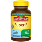Nature Made Super B Complex Vitamins for Energy Metabolism

