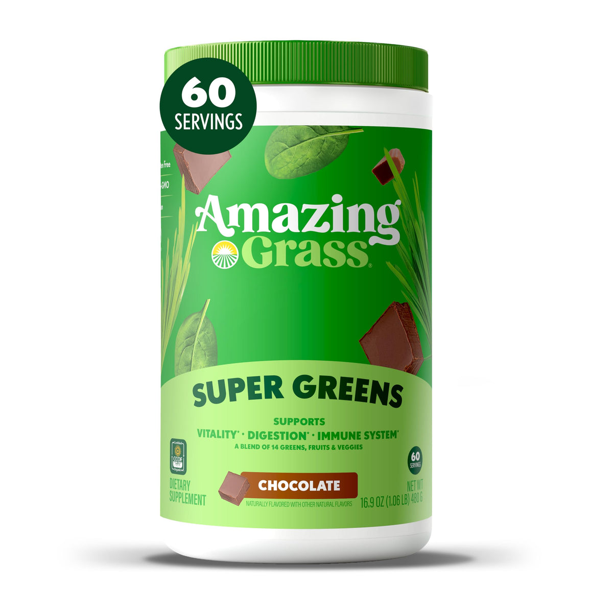 Amazing Grass Super Greens Organic Greens Supplement