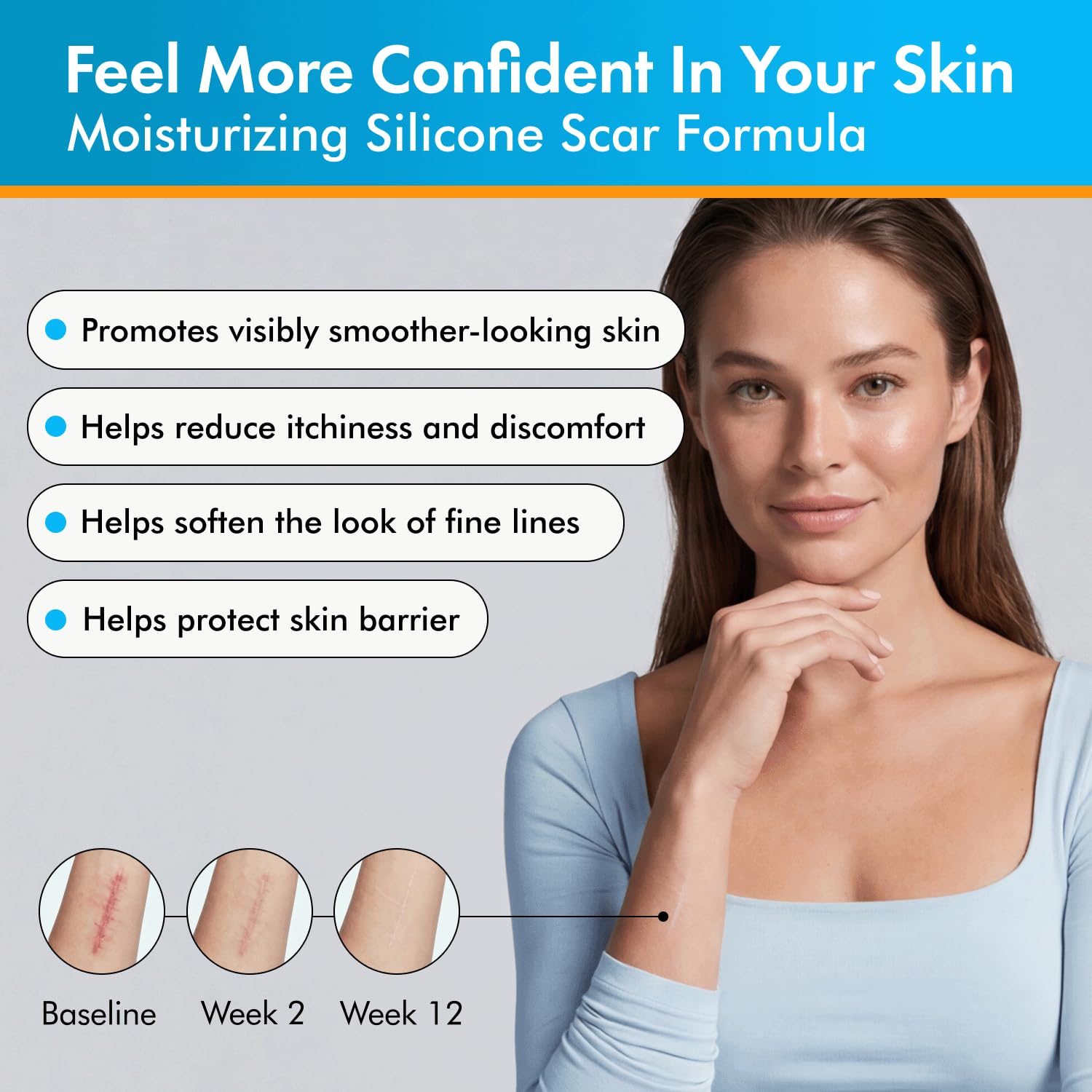 Serica Silicone Scar Gel - Non-Comedogenic, Quick-Dry

