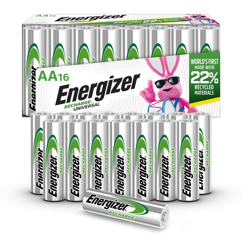Energizer Recharge Universal Rechargeable Batteries

