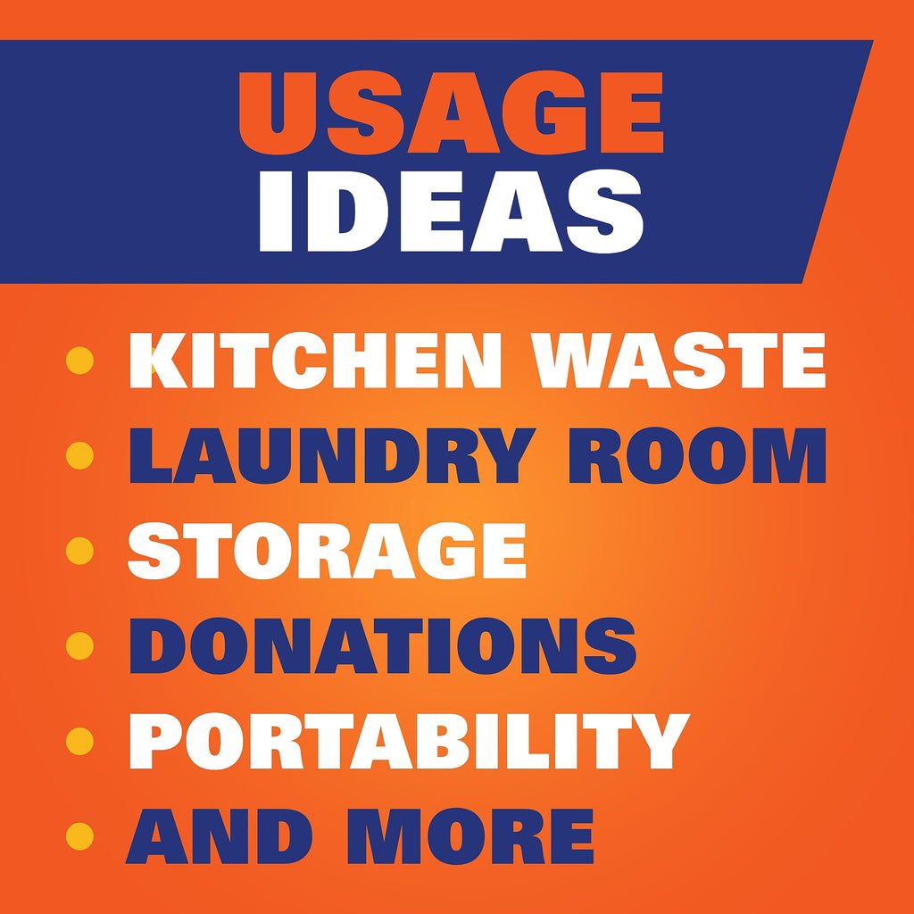 Hefty Ultra Strong Tall Kitchen Trash Bags White Unscented Drawstring Closure

