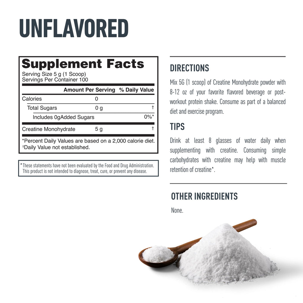 Isopure Creatine Monohydrate Powder - Sugar Free

