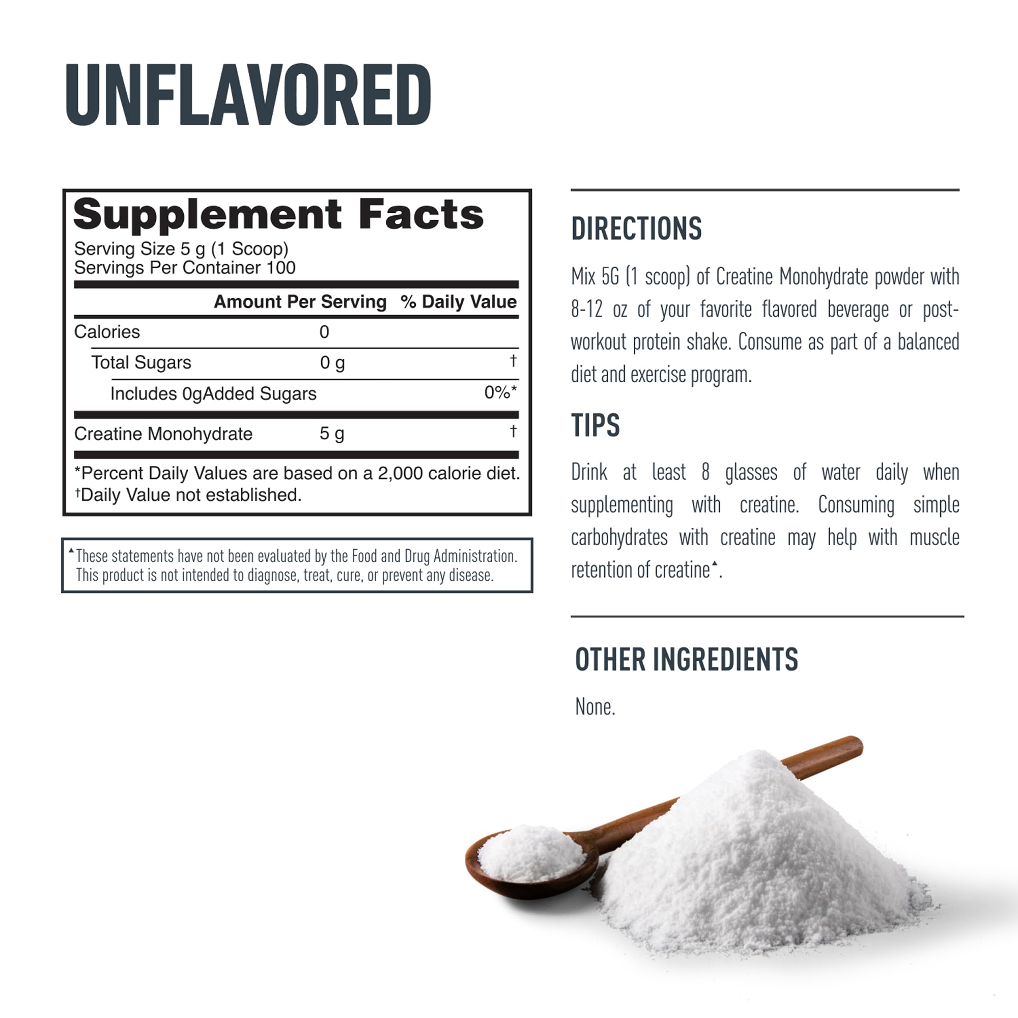 Isopure Creatine Monohydrate Powder - Sugar Free

