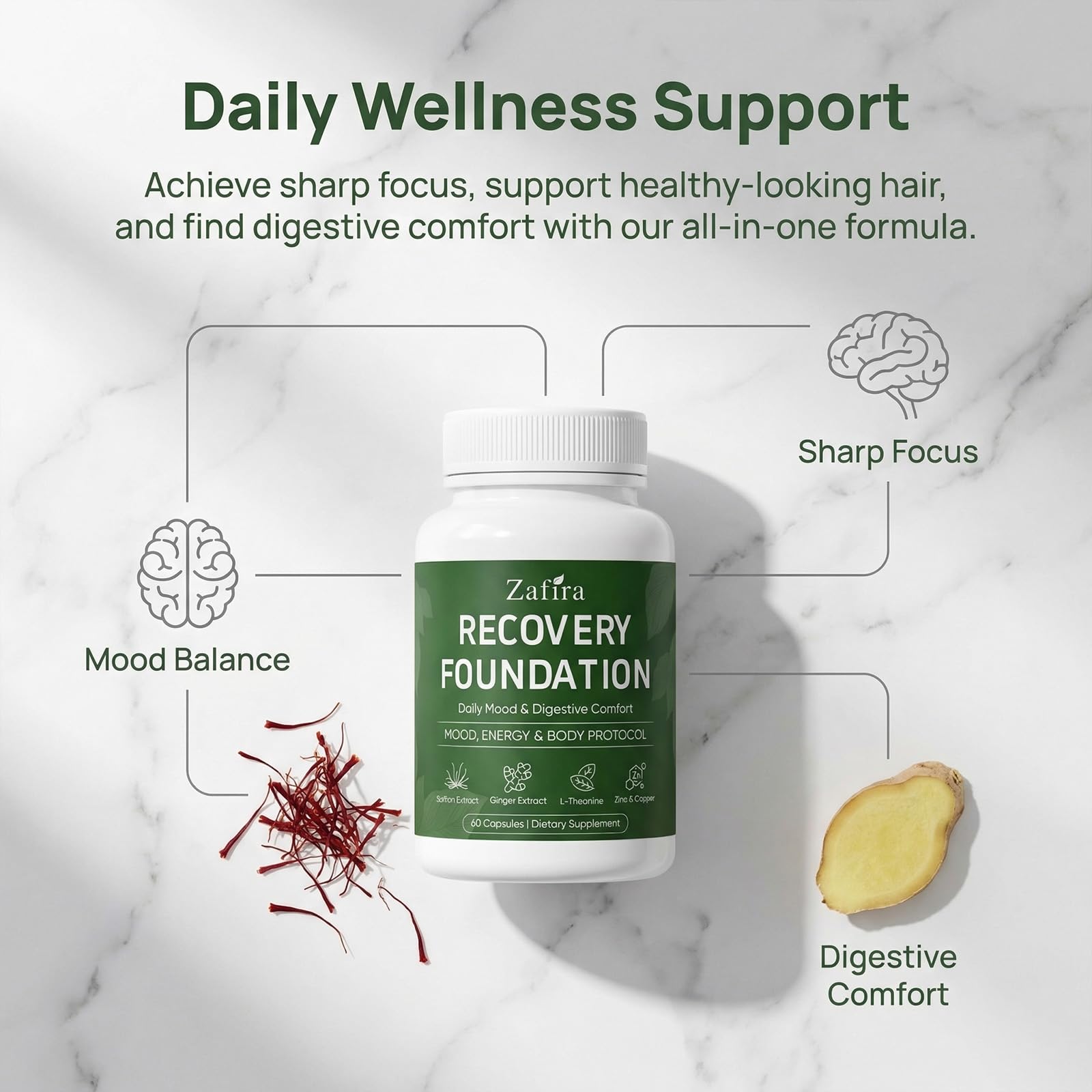Zafira Recovery Foundation Capsules – Mental Clarity

