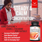 VALI Caffeine & L-Theanine Nootropic Focus

