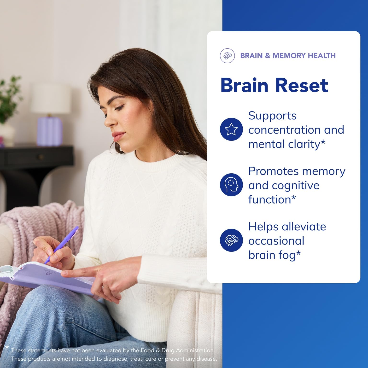 Pure Encapsulations Brain Support Supplement for Focus

