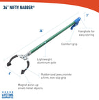 Unger Professional Nifty Nabber Reacher Grabber Tool

