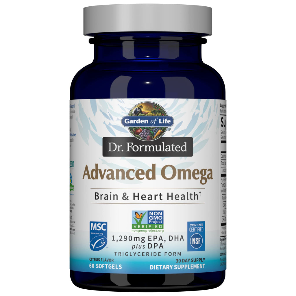 Omega Fish Oil TG Garden of Life Dr. Formulated for Heart

