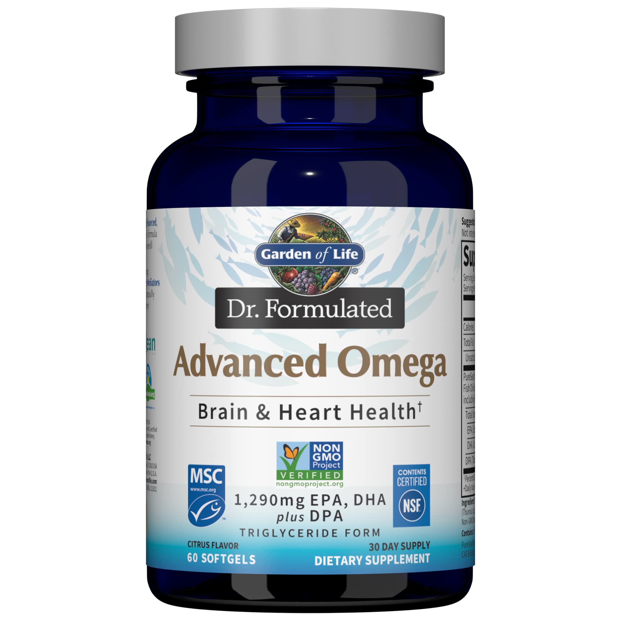 Omega Fish Oil TG Garden of Life Dr. Formulated for Heart

