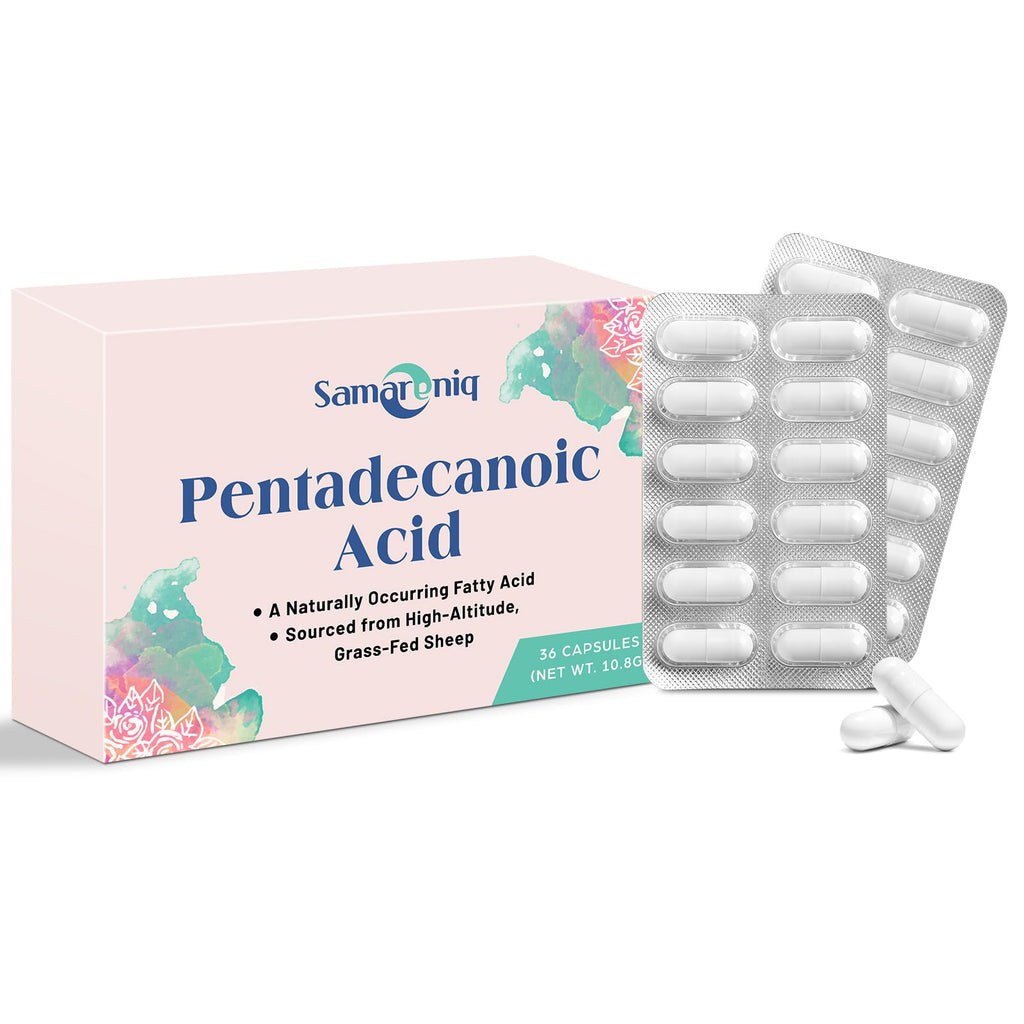 Pentadecanoic Acid 300mg C15:0 from Grass-Fed Sheep Milk

