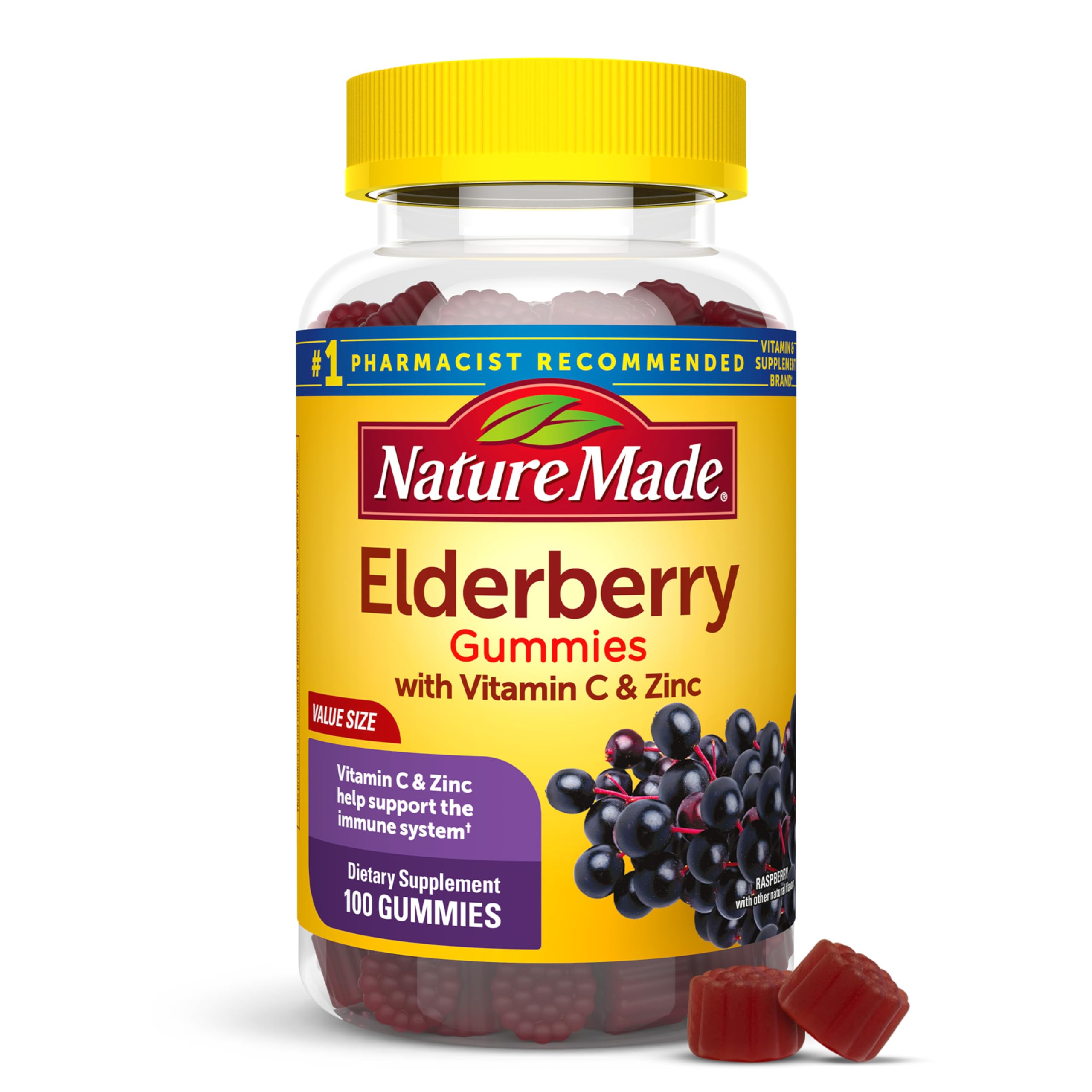 Nature Made Elderberry Gummies for Immune Support

