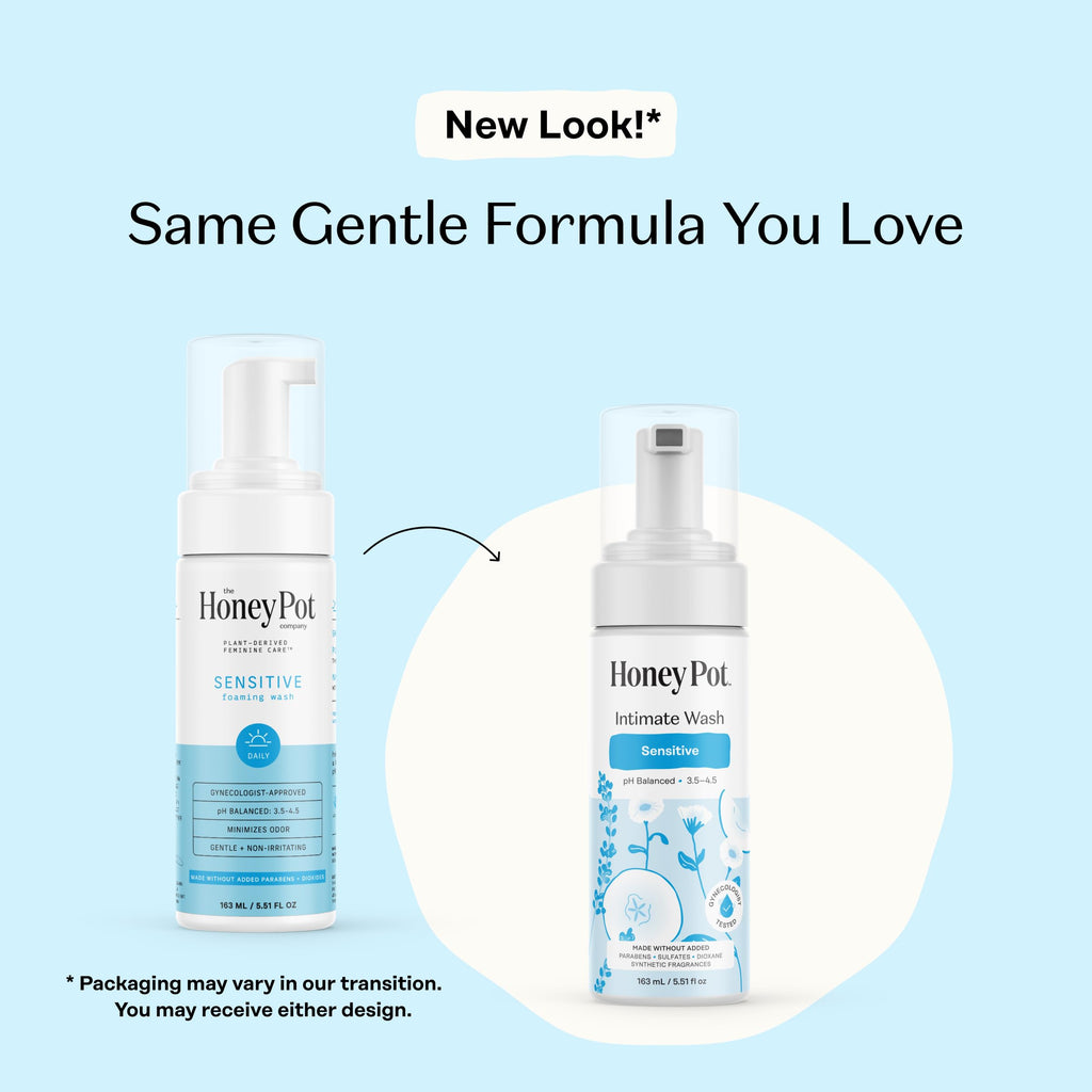 The Honey Pot Sensitive Feminine Wash - pH Balanced Plant-Based

