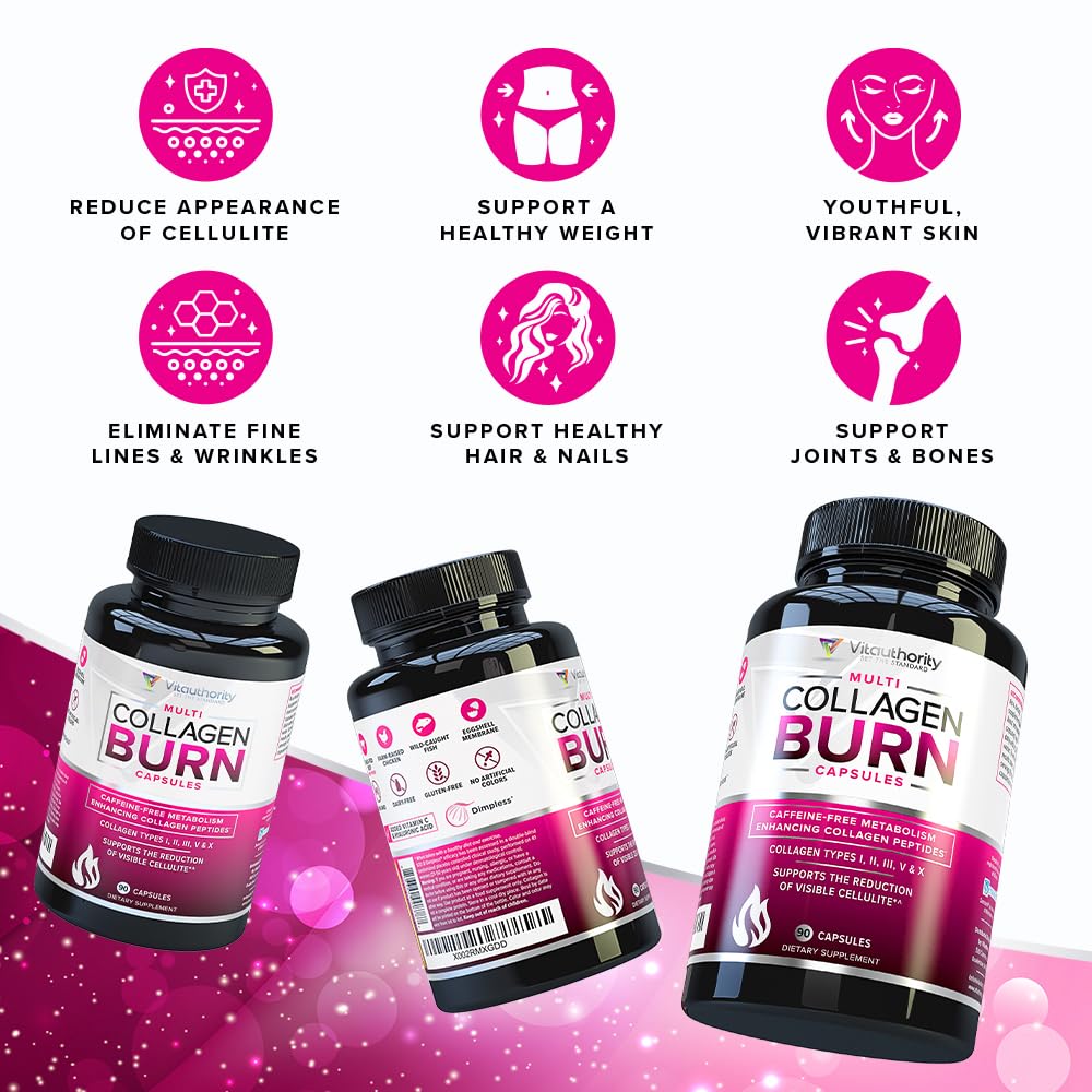 Multi Collagen Burn - Multi-Type Collagen Capsules

