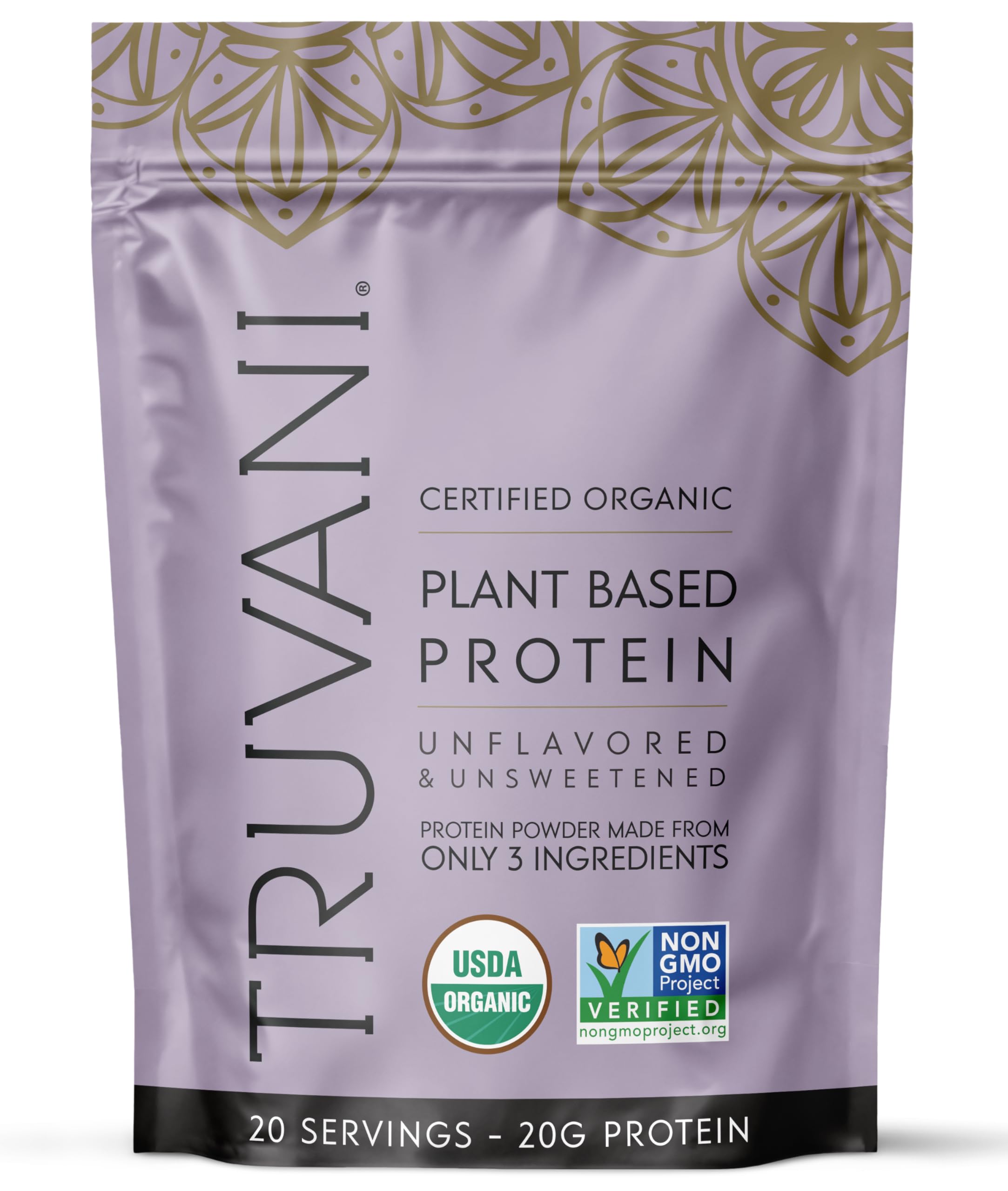 Truvani Plant-Based Dairy Free Protein Powder