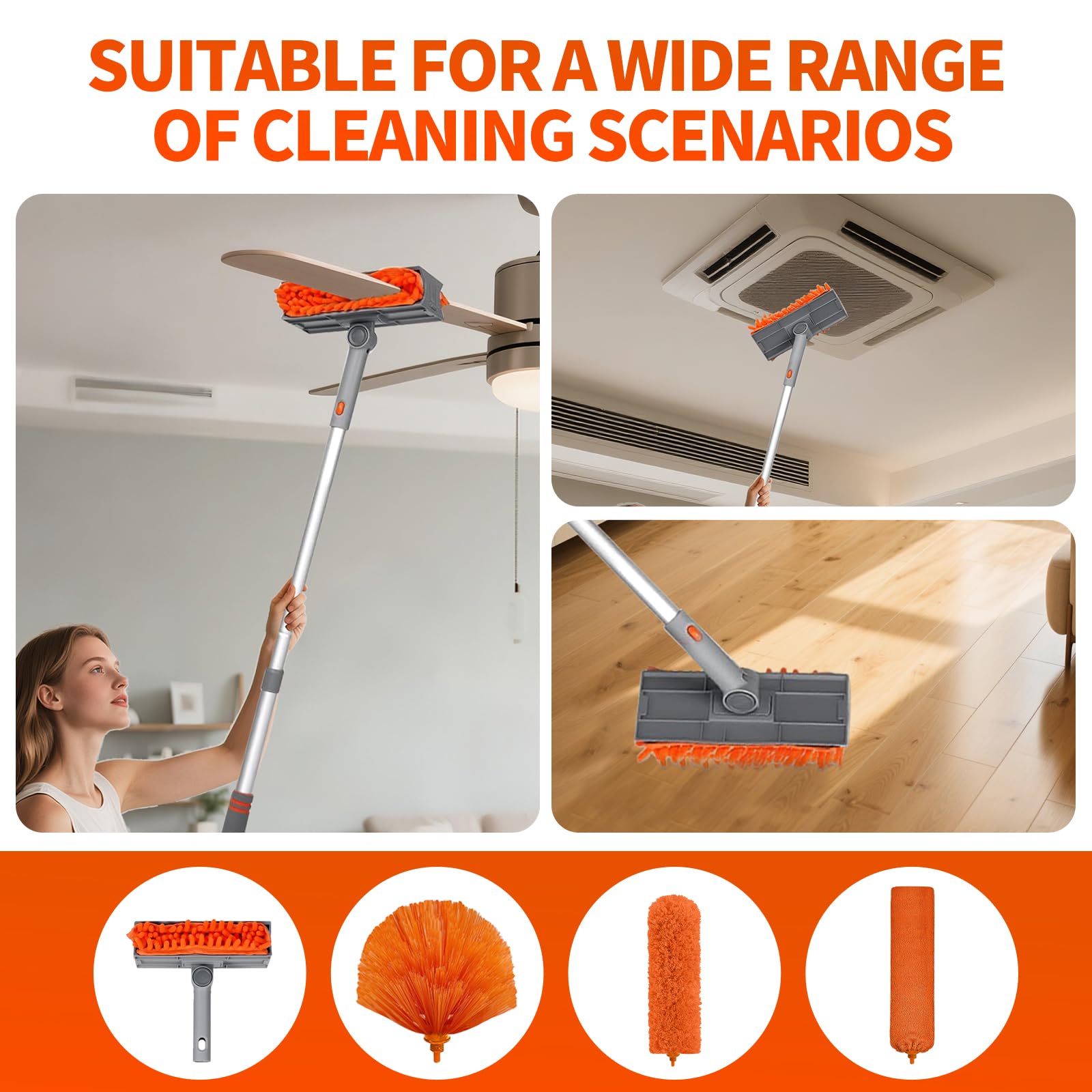 Ceiling Fan Cleaner Duster by MNWHUC Extendable Handle

