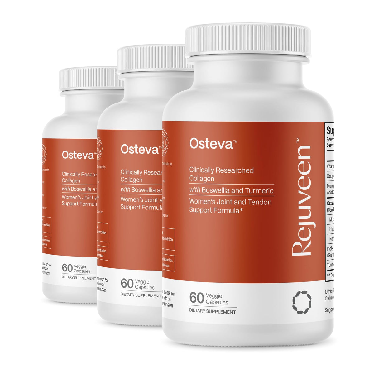 Osteva Joint Support Supplement for Women with Collagen Turmeric Boswellia