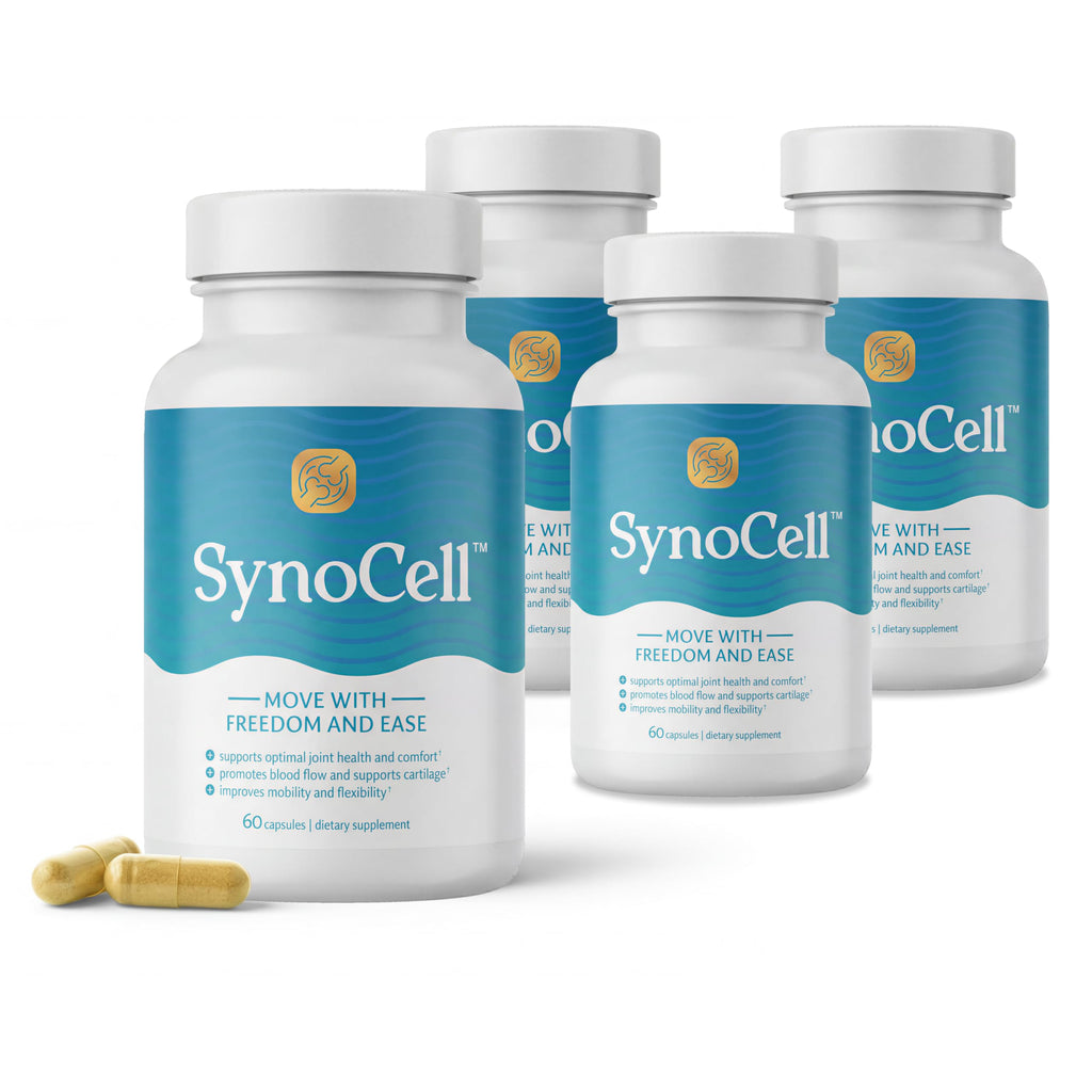 Synocell Glucosamine Chondroitin Complex for Joint Support with Boswellia, Quercetin & MSM