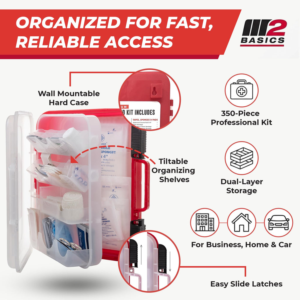 M2 BASICS First Aid Kit | Professional Safety

