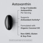Sports Research Astaxanthin Supplement for Skin & Eye Health

