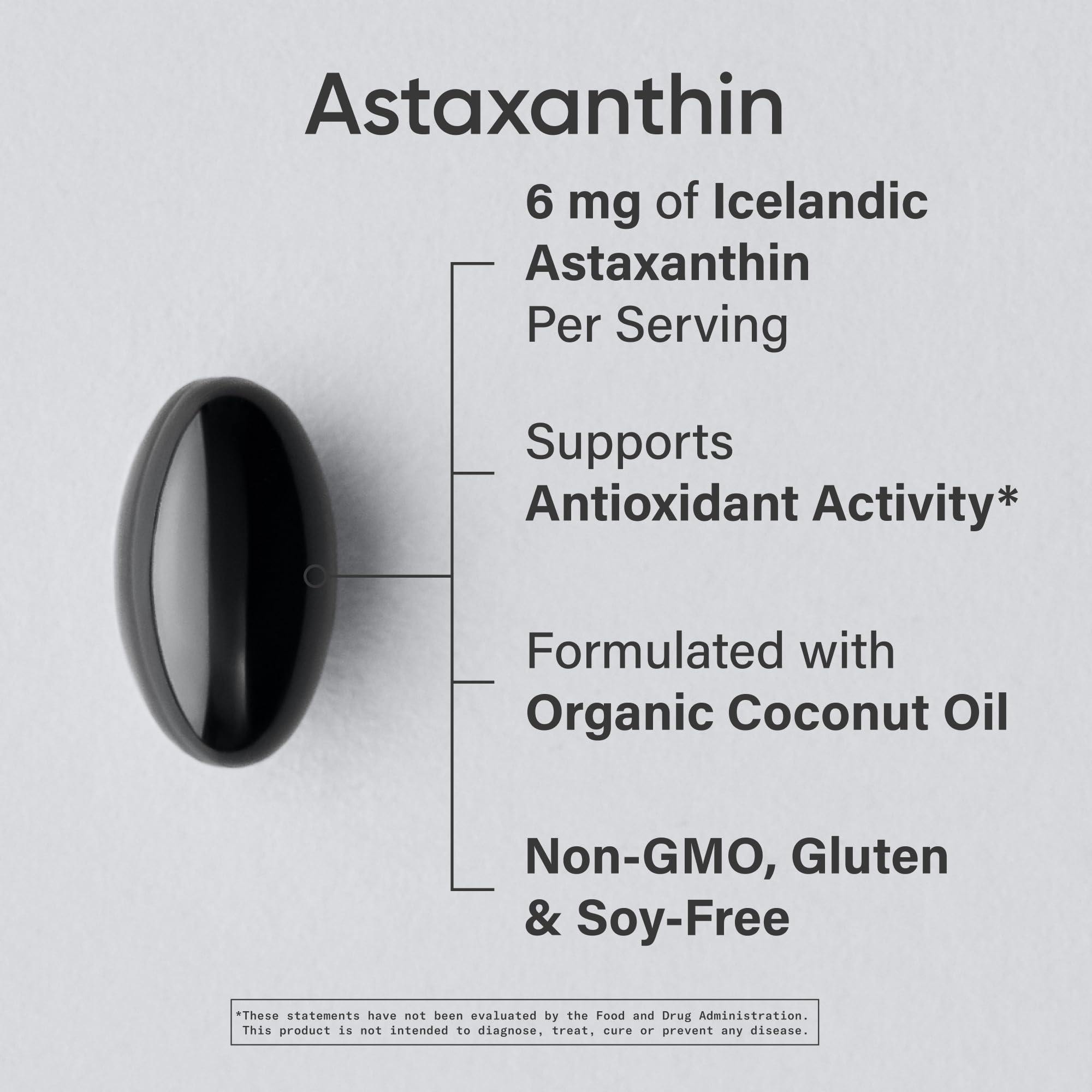 Sports Research Astaxanthin Supplement for Skin & Eye Health

