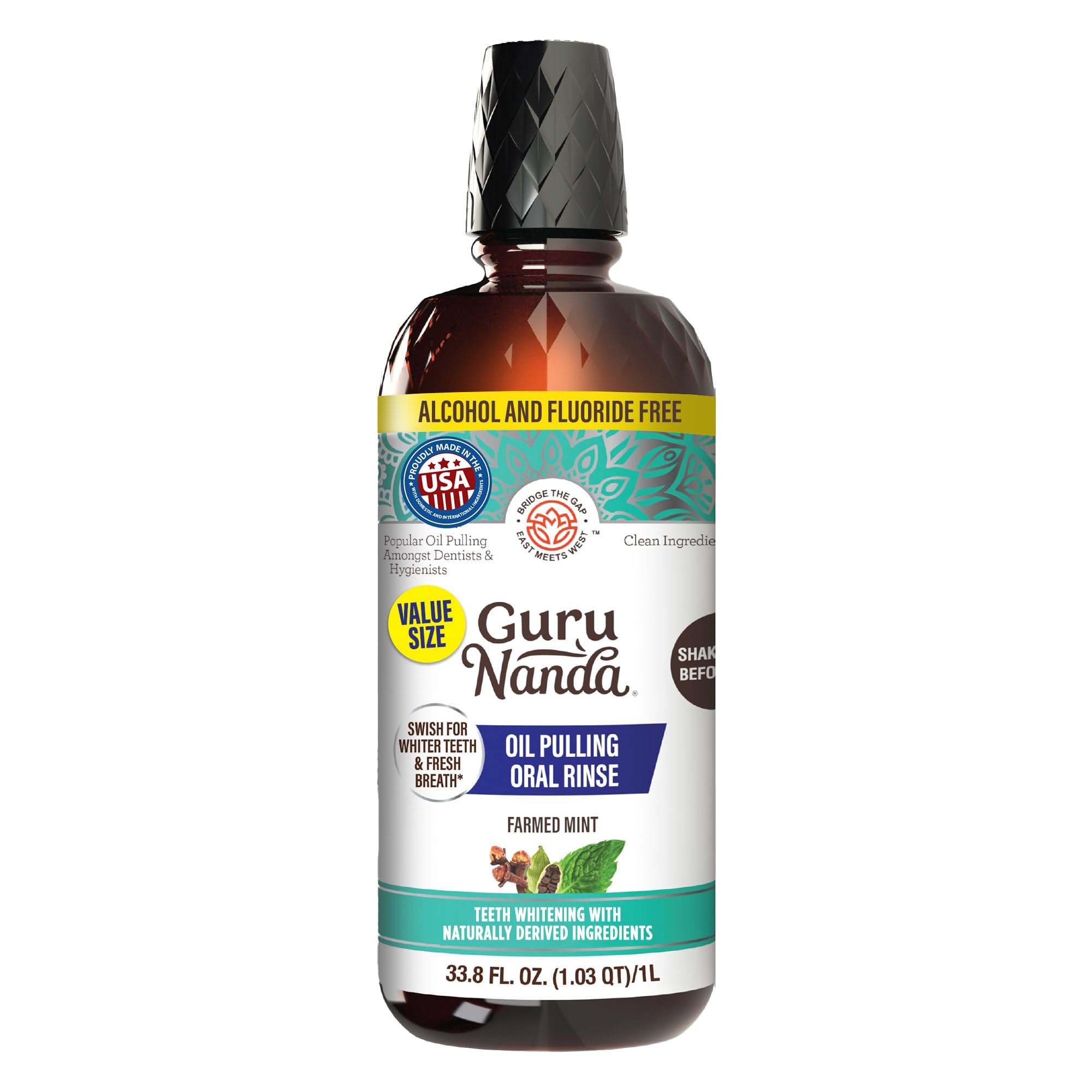 GuruNanda CocoMint Oil Pulling Mouthwash

