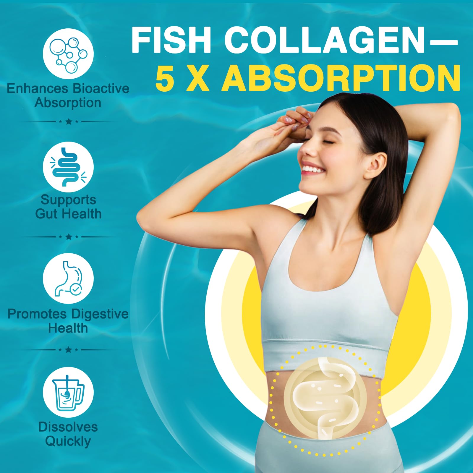 Marine Collagen Peptides Powder DRFOSTER with MSM + GC

