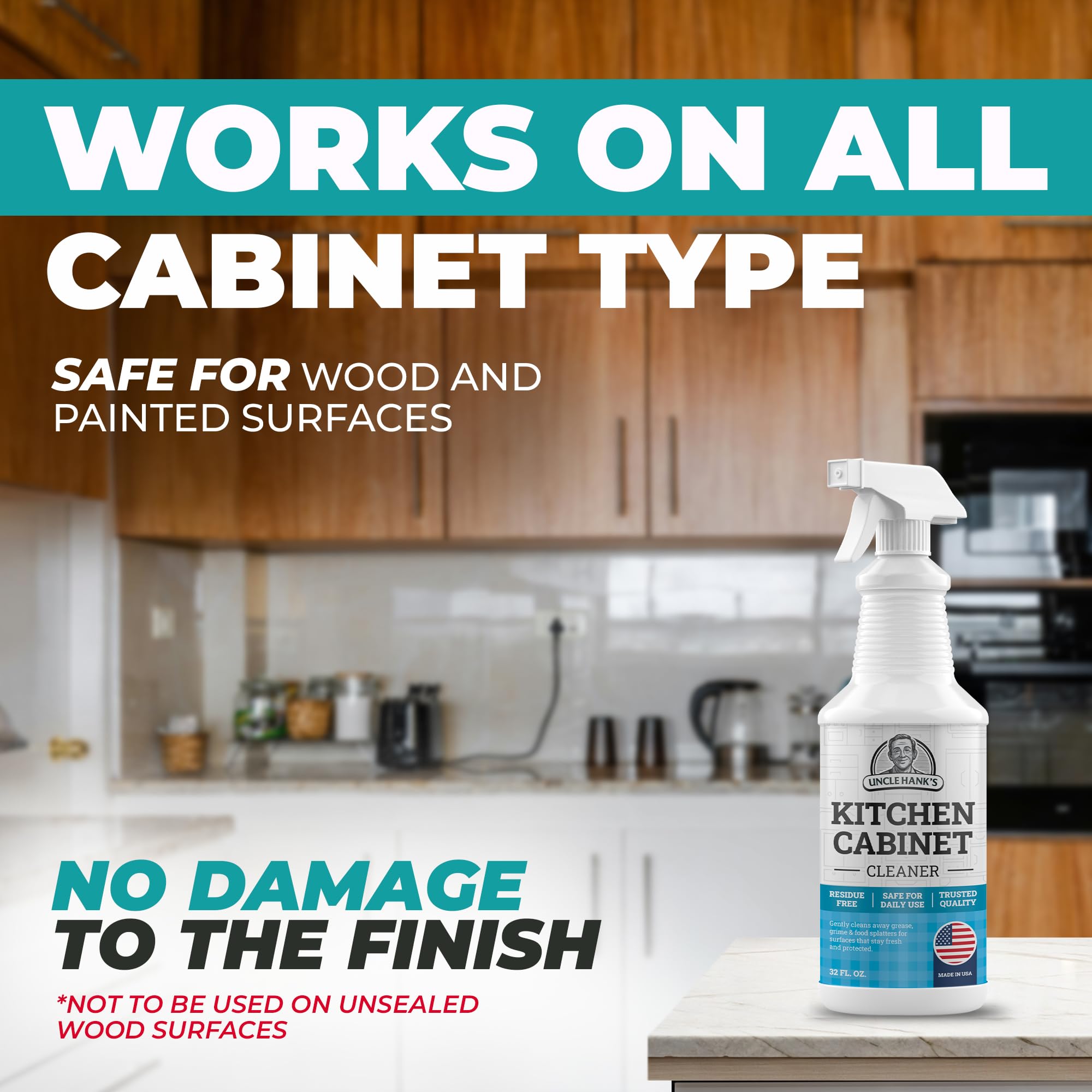 Kitchen Cabinet Cleaner Degreaser | Multi-Surface

