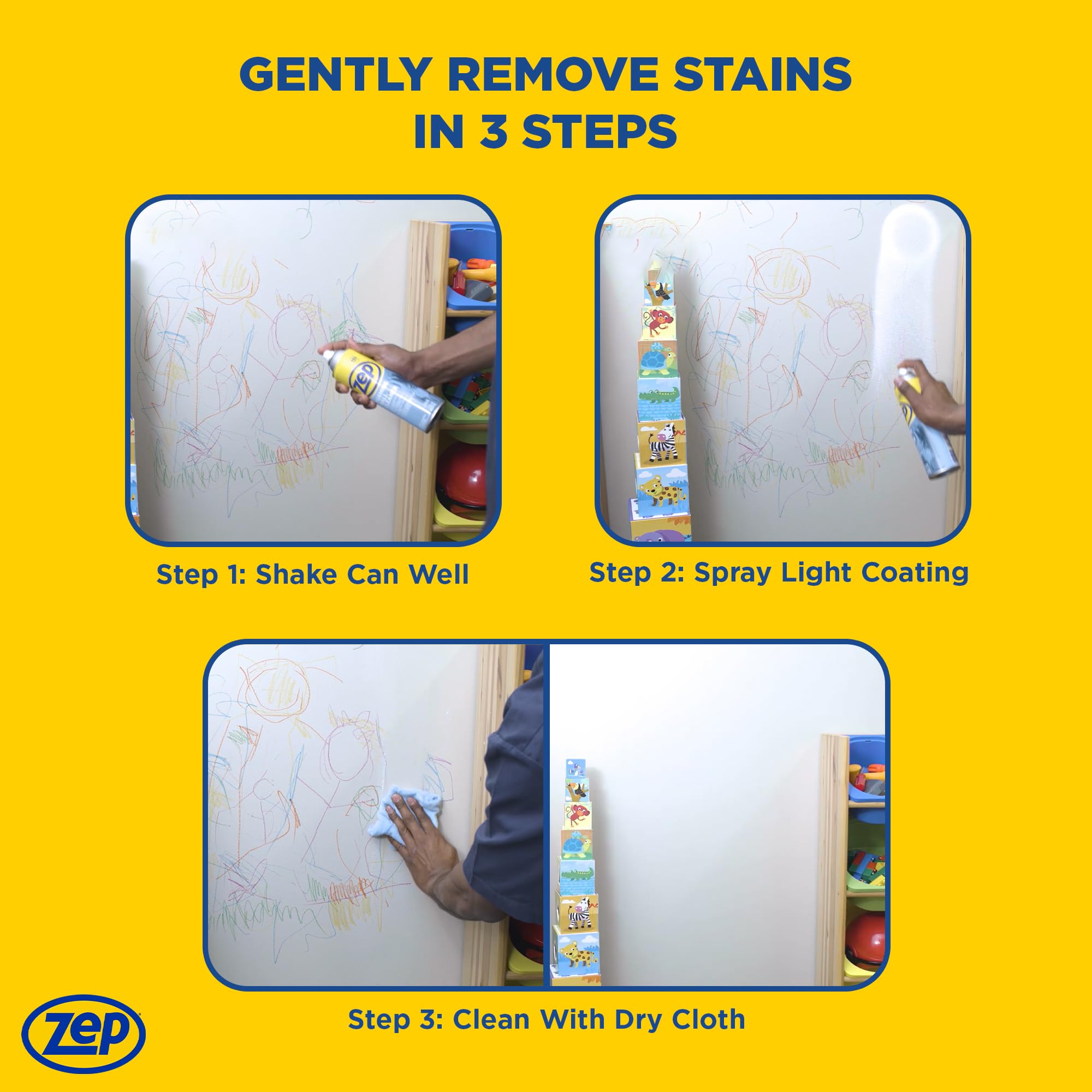 Zep Foaming Wall Cleaner | Safe on Painted Surfaces

