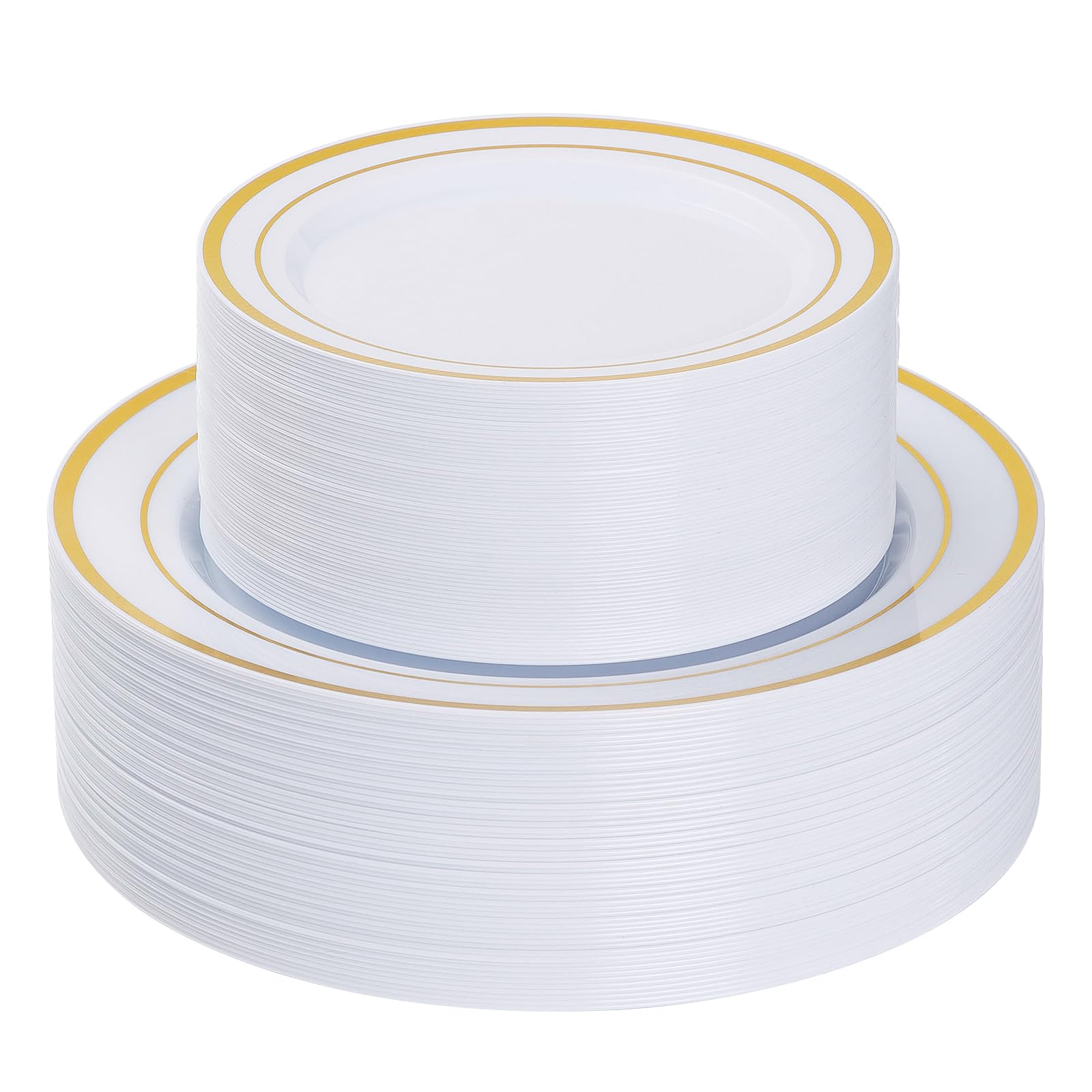 Goodluck Heavy-Duty Disposable Plastic Plates