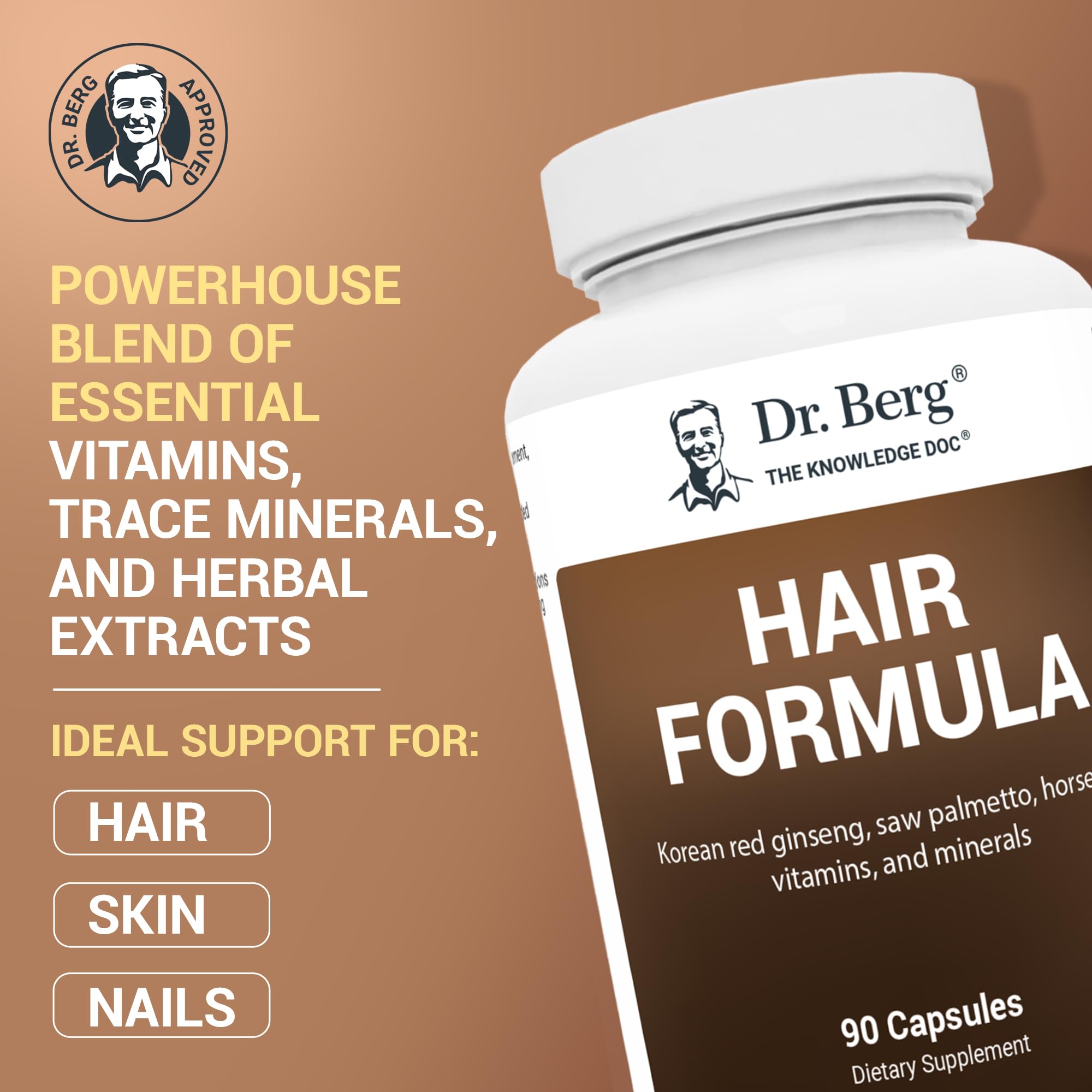 Dr. Berg Hair Skin Nails Vitamins - All-in-One

