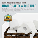 Toilet Paper for Campers and Boats Septic Safe

