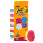 Scrub Mommy Dual-Sided Kitchen Sponge for Dishes and Surfaces - Odor Resistant